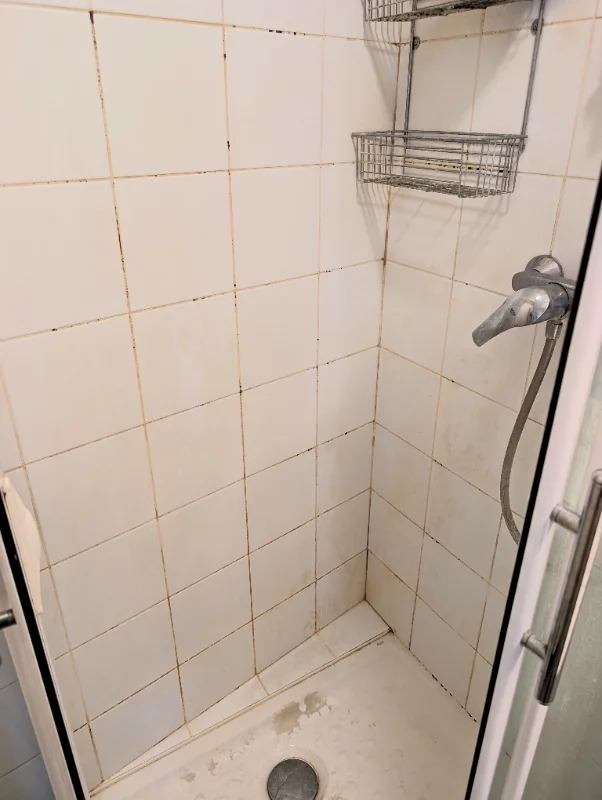 Douche avant nettoyage pour état des lieux de sortie