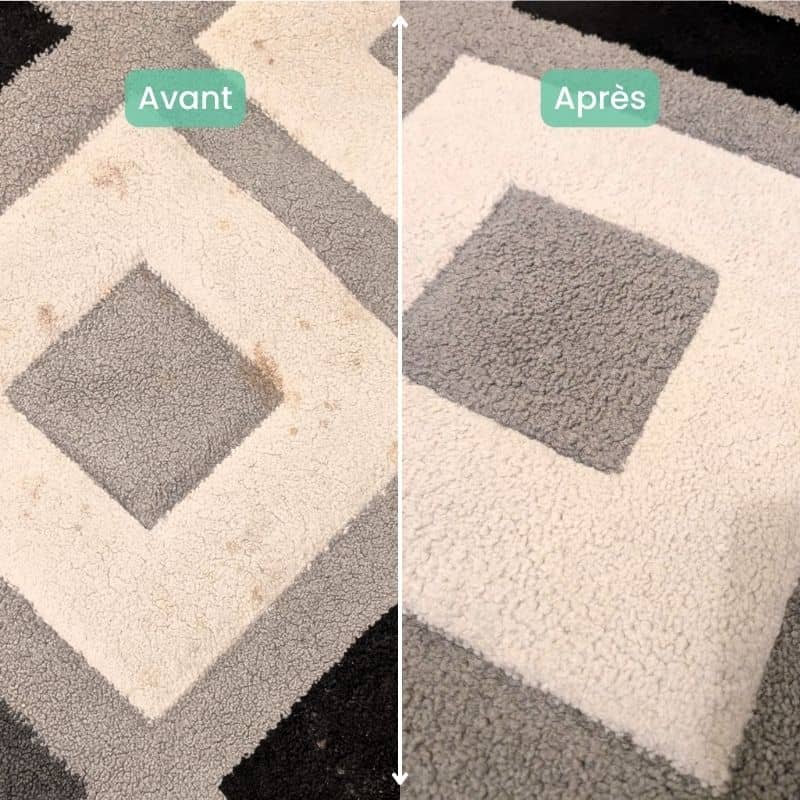Résultat nettoyage tapis Lyon